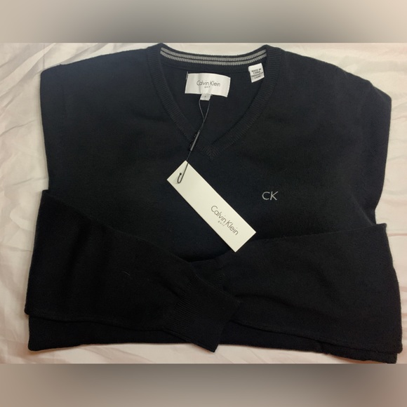 BRAND NEW CALVIN KLEIN GOLF V NECK SWEATER - Picture 3 of 7